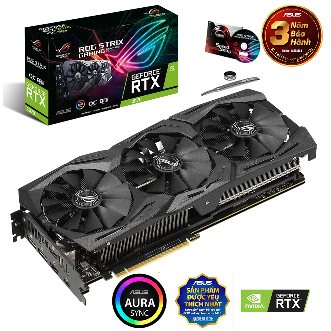 VGA ROG Strix GeForce® RTX 2070 OC edition 8GB GDDR6